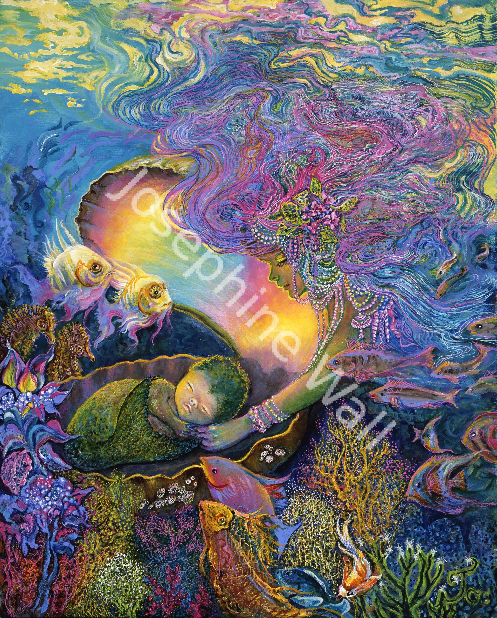 Birth of a Mermaid (print)